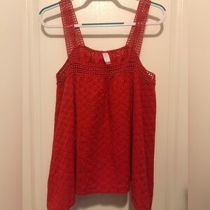 No Boundaries Red Top- Juniors